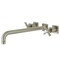 Kingston Brass KS6048ZX Wall Mount Tub Faucet, Brushed Nickel KS6048ZX - alternate 1